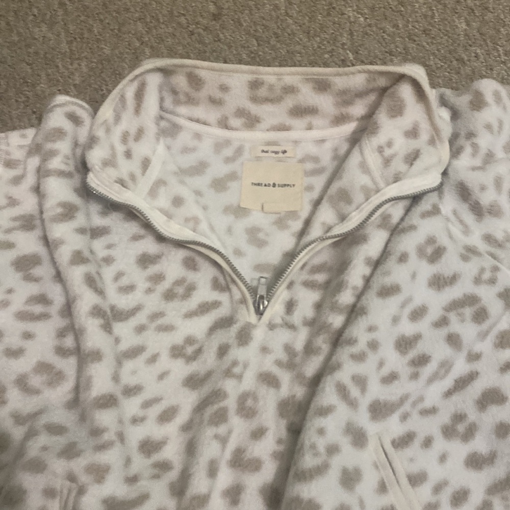 Leopard Print Zip Up - image 2